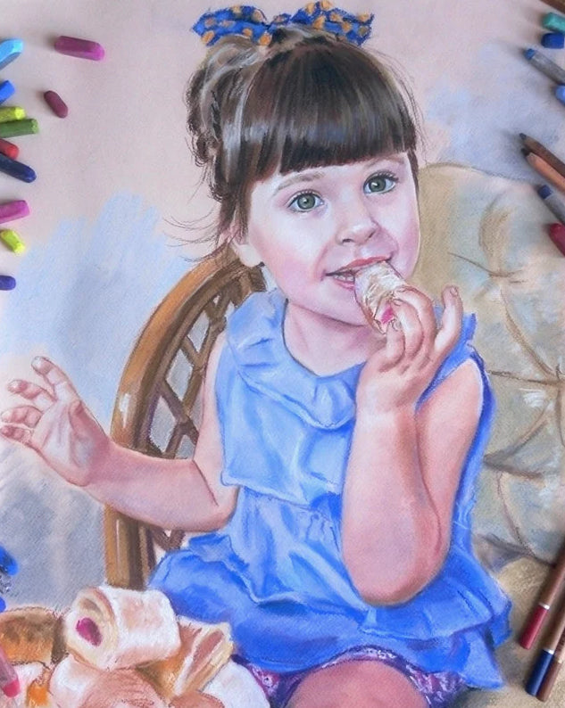 Personalized Photo Painting - Pastel - Other