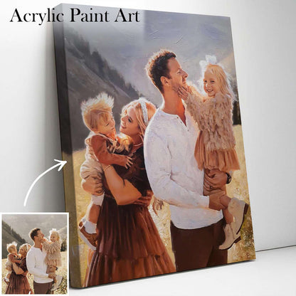 Personalized Photo Painting - Oil Paint Art