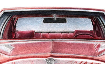 Personalized Photo Painting - Color Pencil - Car