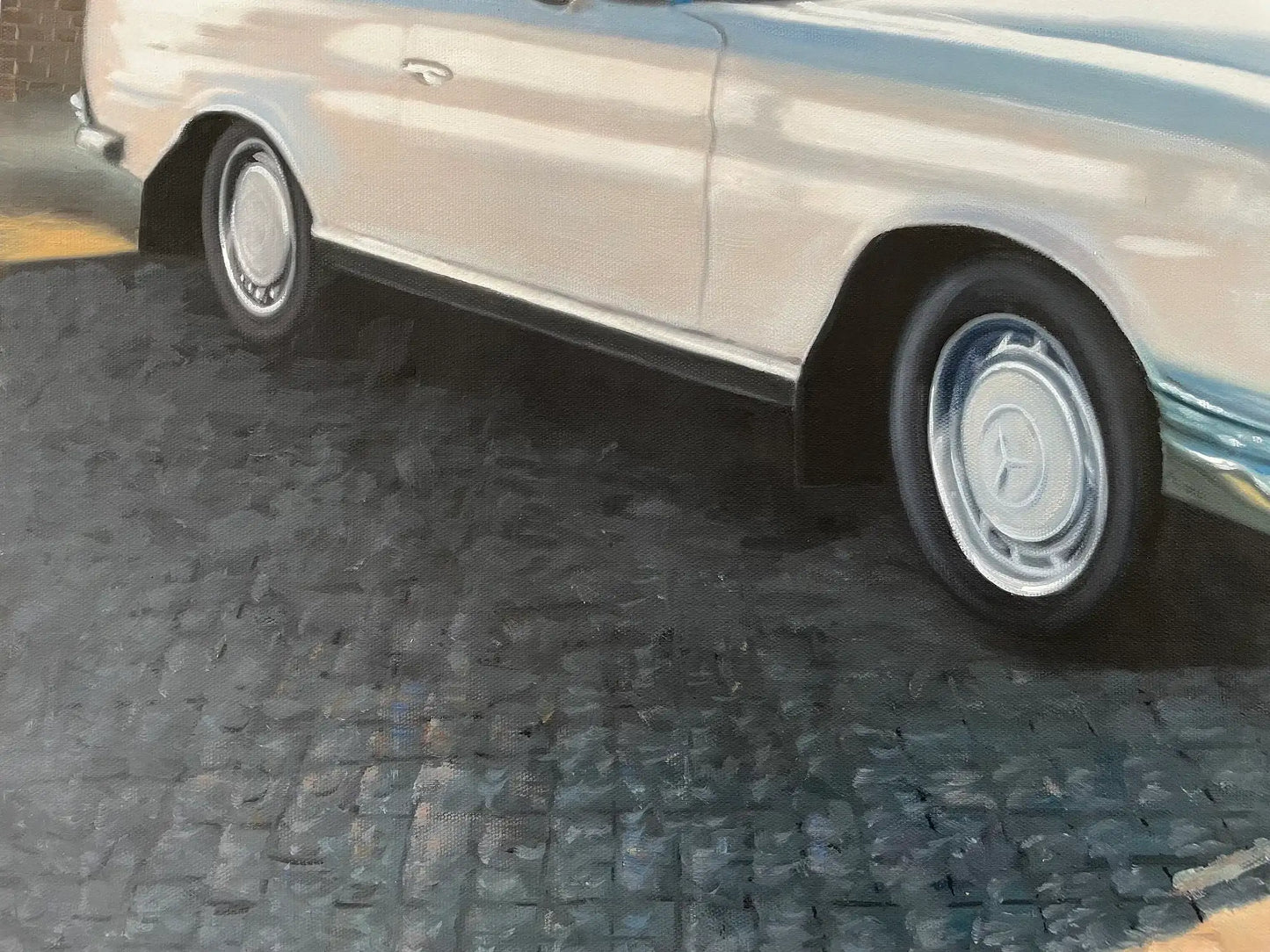 Personalized Photo Painting - Oil Paint Art - Car