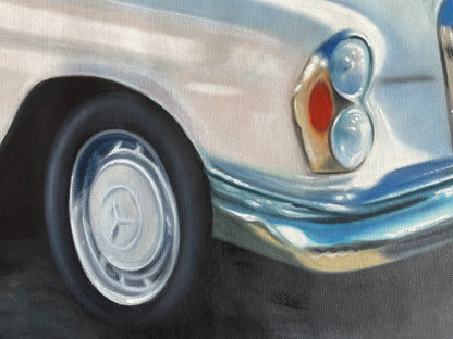 Personalized Photo Painting - Oil Paint Art - Car