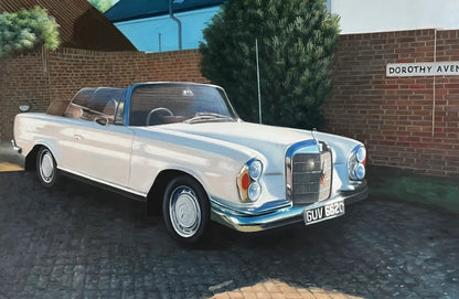 Personalized Photo Painting - Oil Paint Art - Car