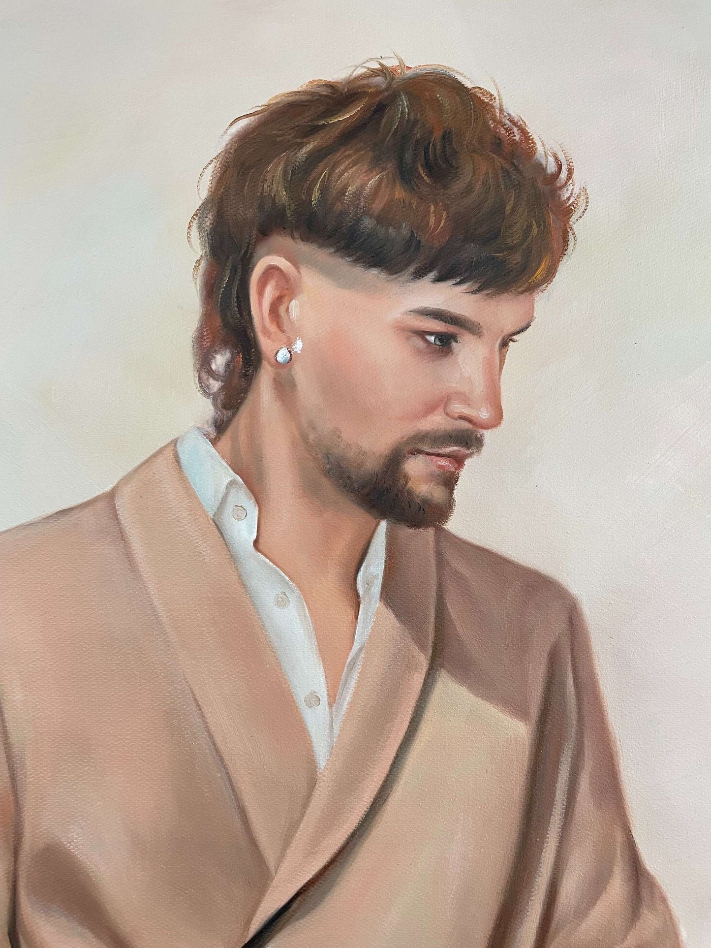 Personalized Photo Painting - Oil Paint Art - 1 Adult