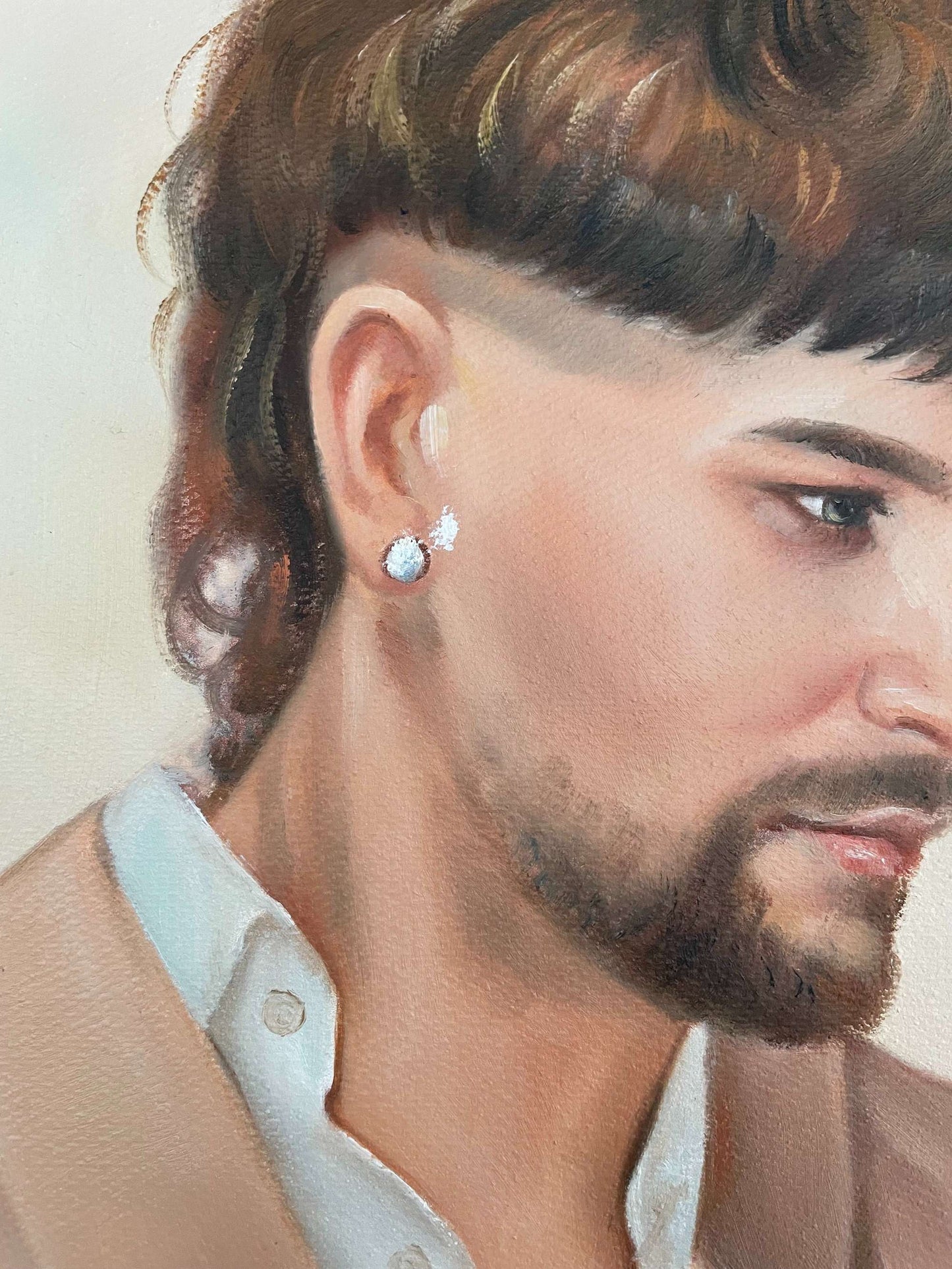 Personalized Photo Painting - Oil Paint Art - 1 Adult