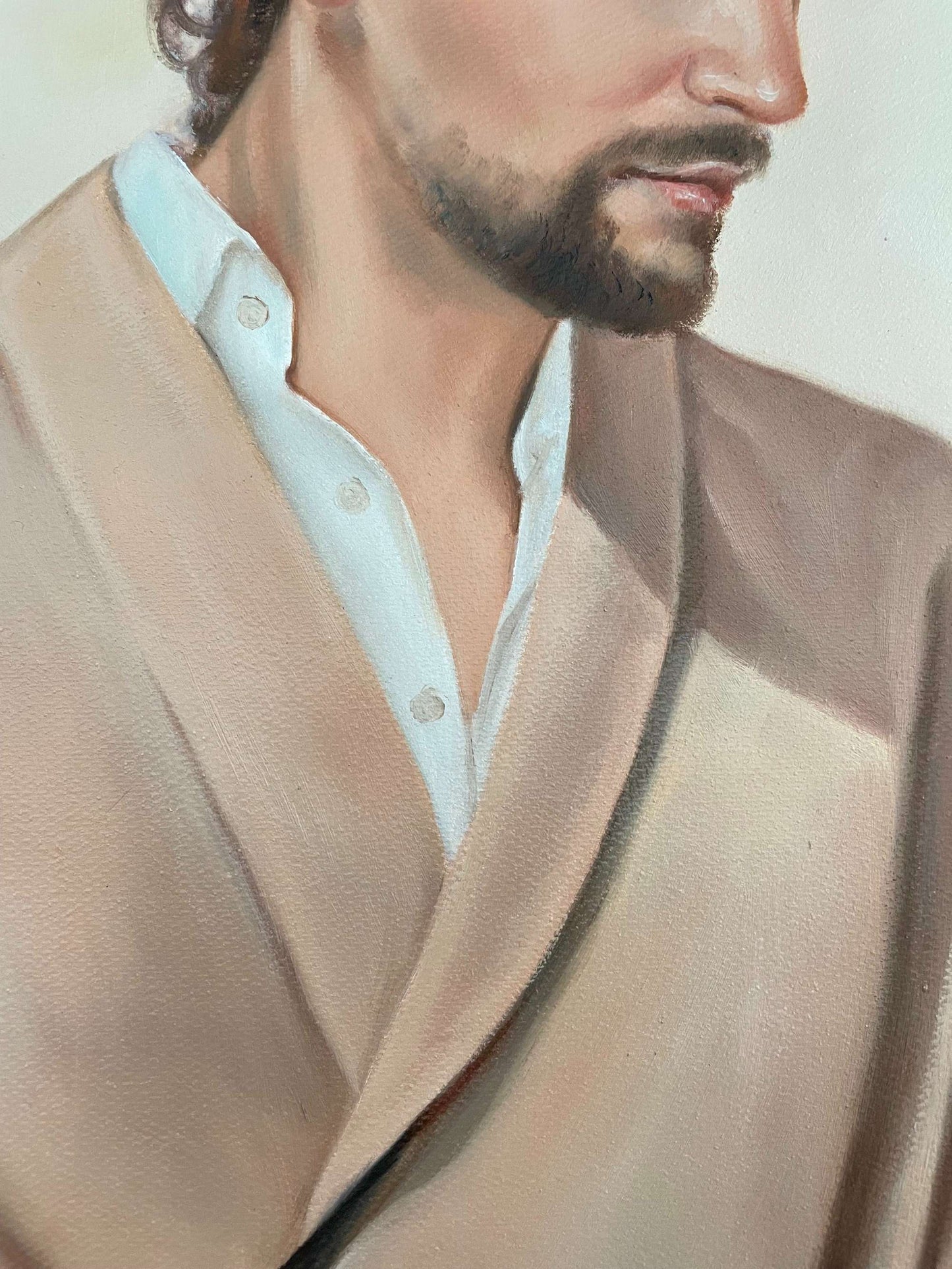 Personalized Photo Painting - Oil Paint Art - 1 Adult