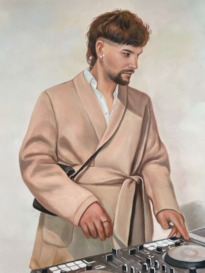 Personalized Photo Painting - Oil Paint Art - 1 Adult