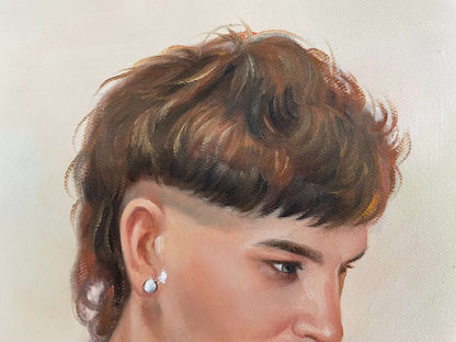 Personalized Photo Painting - Oil Paint Art - 1 Adult