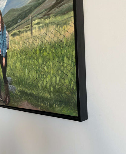 Personalized Photo Painting - Oil Paint Art - Couple