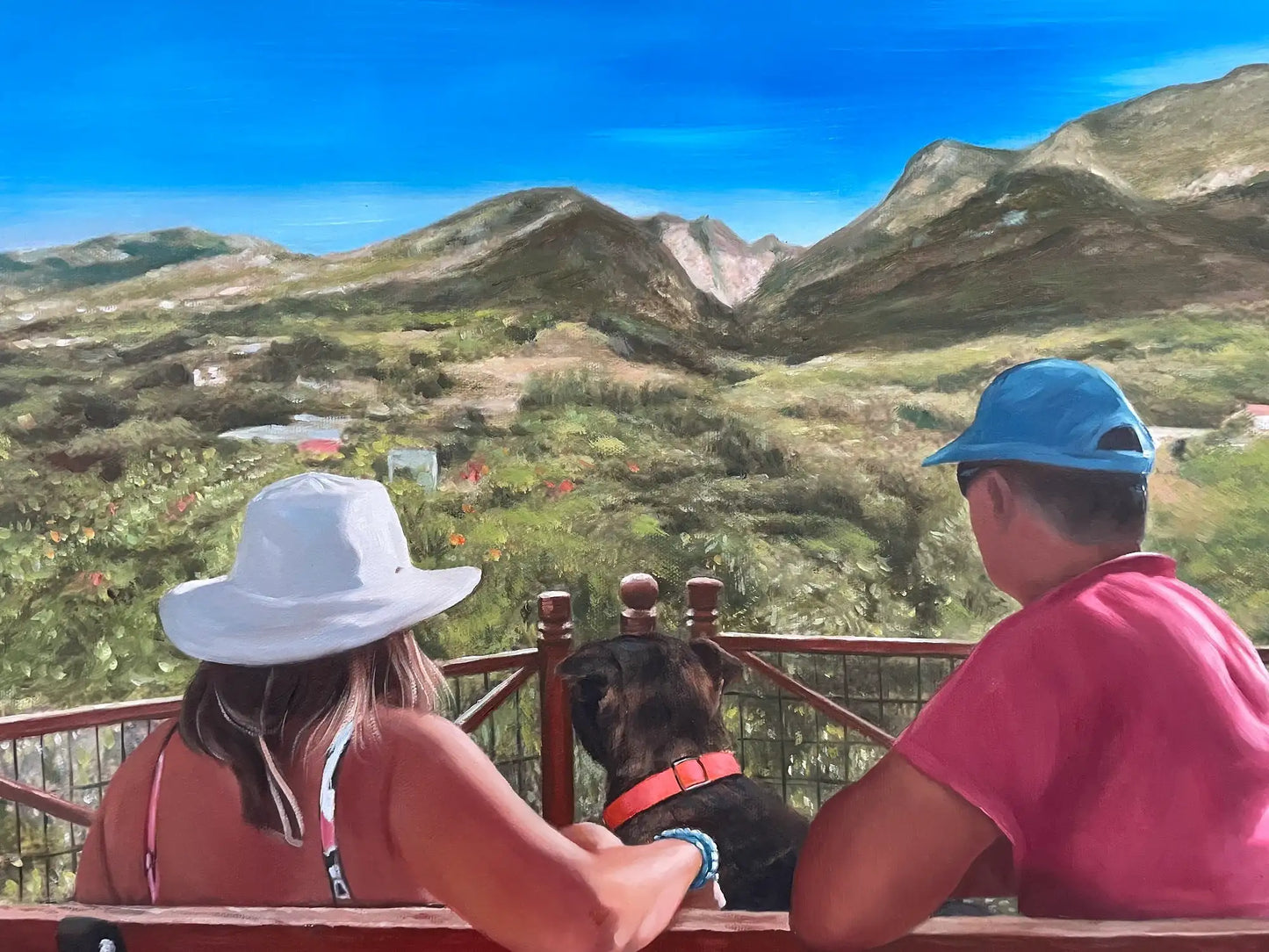 Personalized Photo Painting - Oil Paint Art - People and Pets