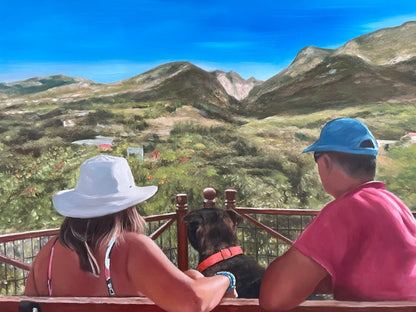 Personalized Photo Painting - Oil Paint Art - People and Pets