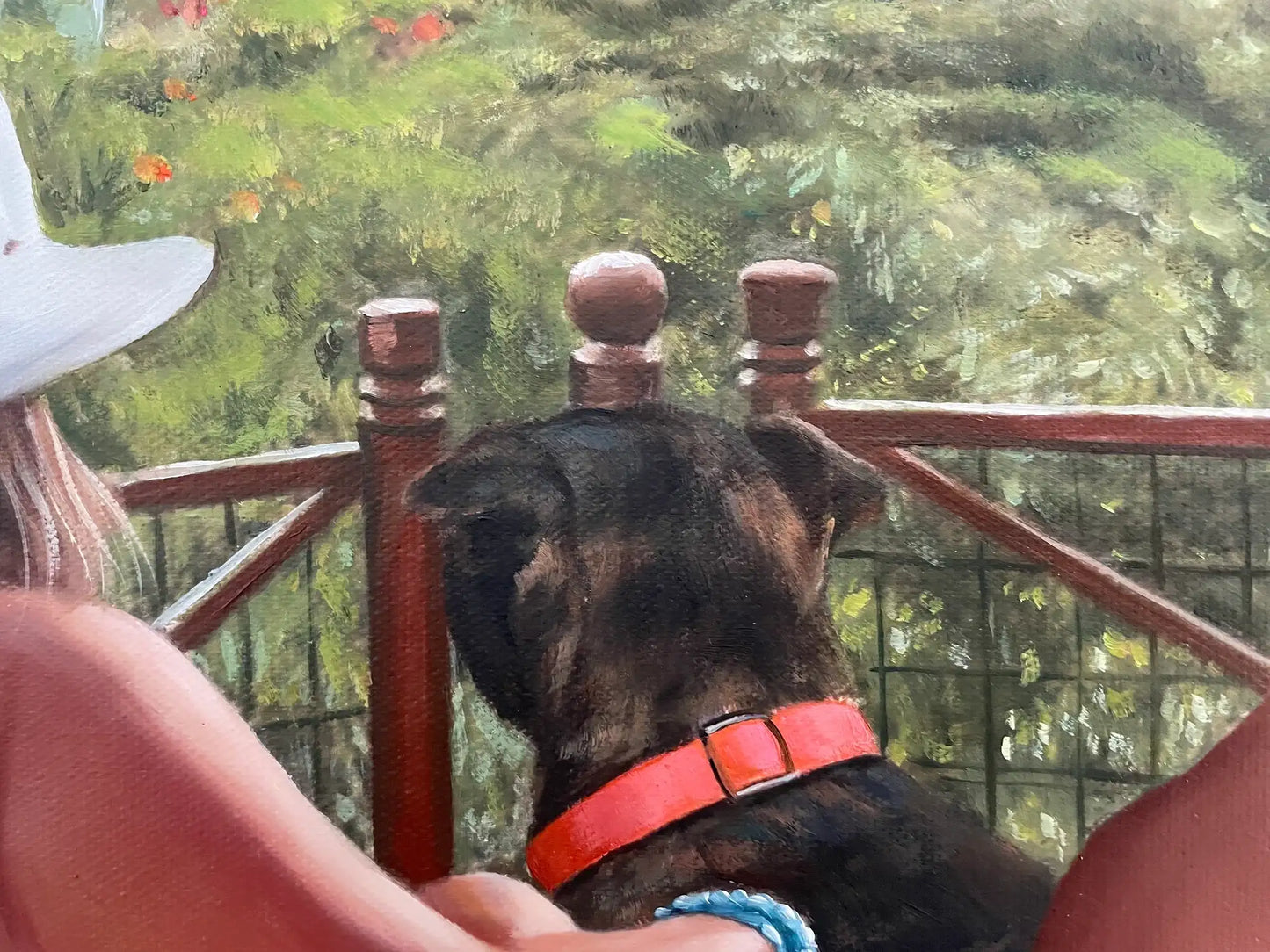 Personalized Photo Painting - Oil Paint Art - People and Pets