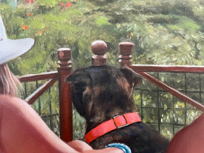 Personalized Photo Painting - Oil Paint Art - People and Pets