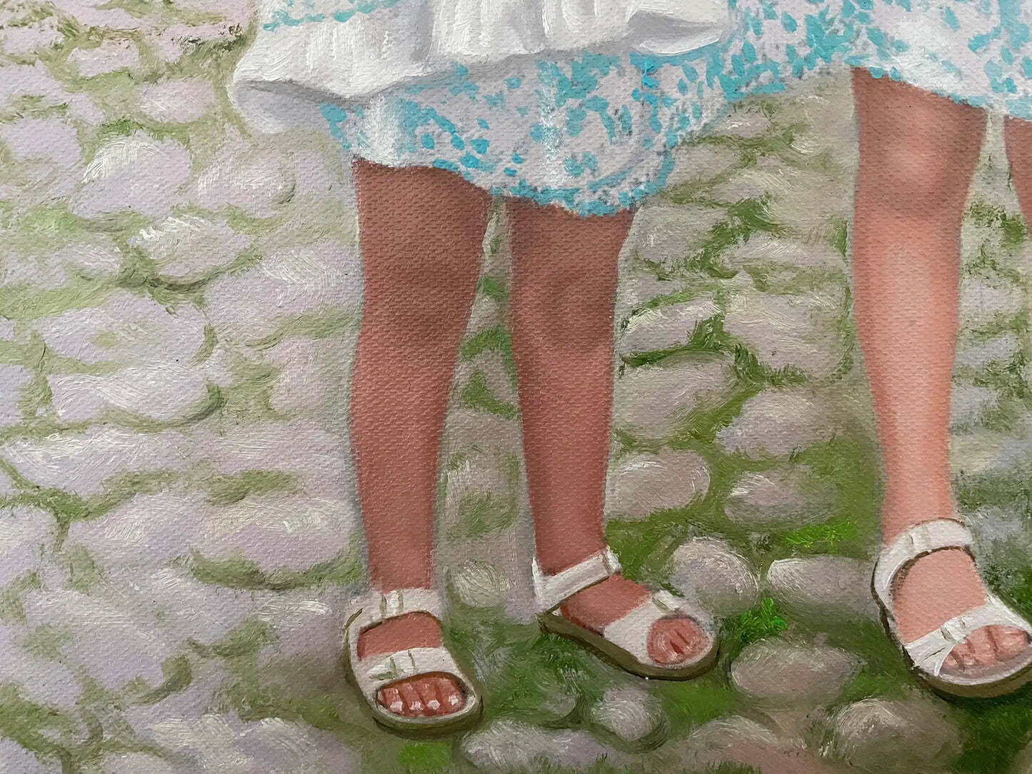 Personalized Photo Painting - Oil Paint Art - Children
