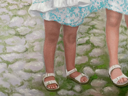 Personalized Photo Painting - Oil Paint Art - Children