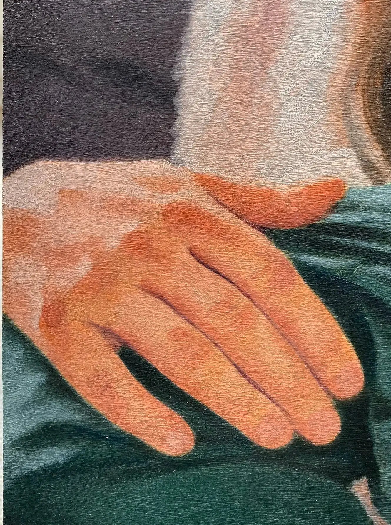 Personalized Photo Painting - Acrylic Paint Art - Parents and Children