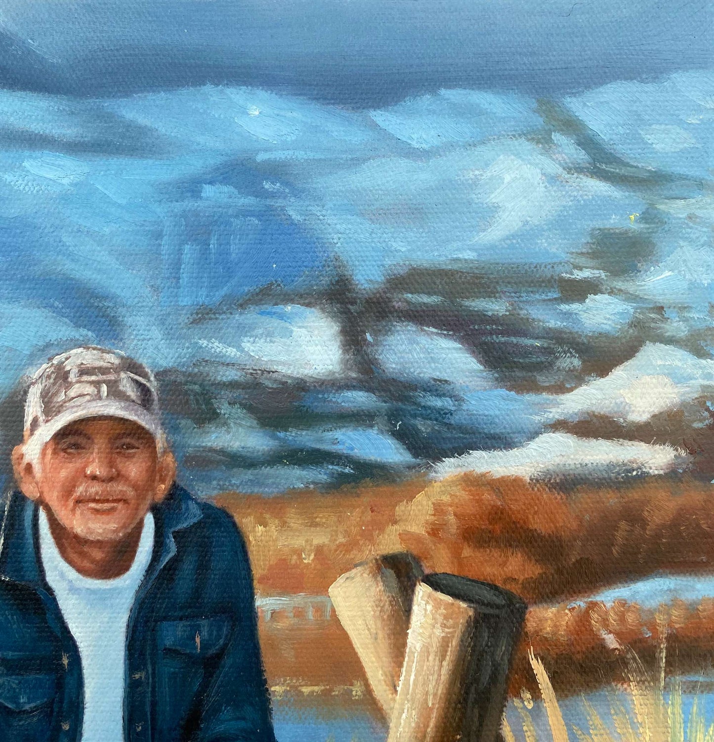 Personalized Photo Painting - Oil Paint Art - Multiple Adults