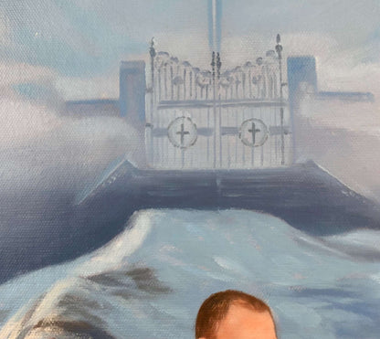 Personalized Photo Painting - Oil Paint Art - Multiple Adults