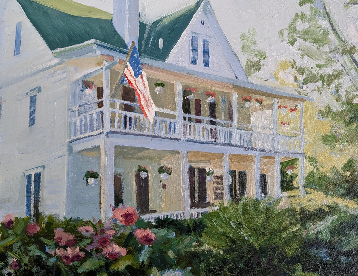 Personalized Photo Painting - Acrylic Paint Art - House