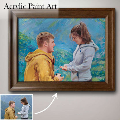 Personalized Photo Painting - Oil Paint Art